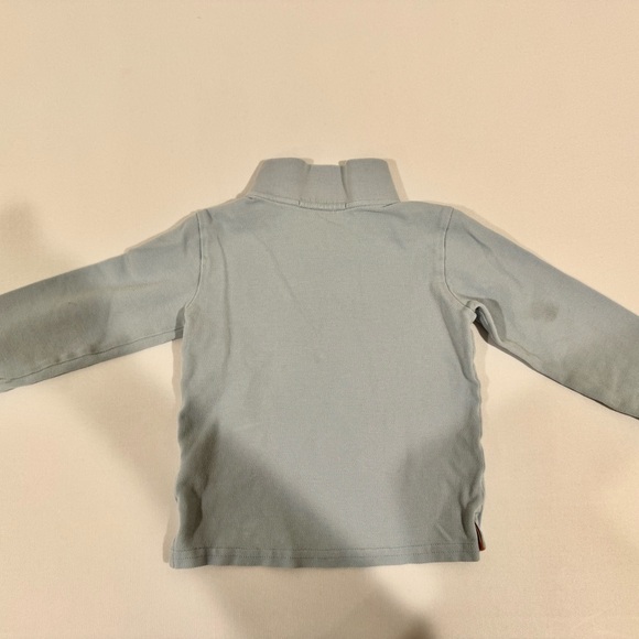 Burberry Light Blue Kids Polo Shirt - Picture 4 of 6